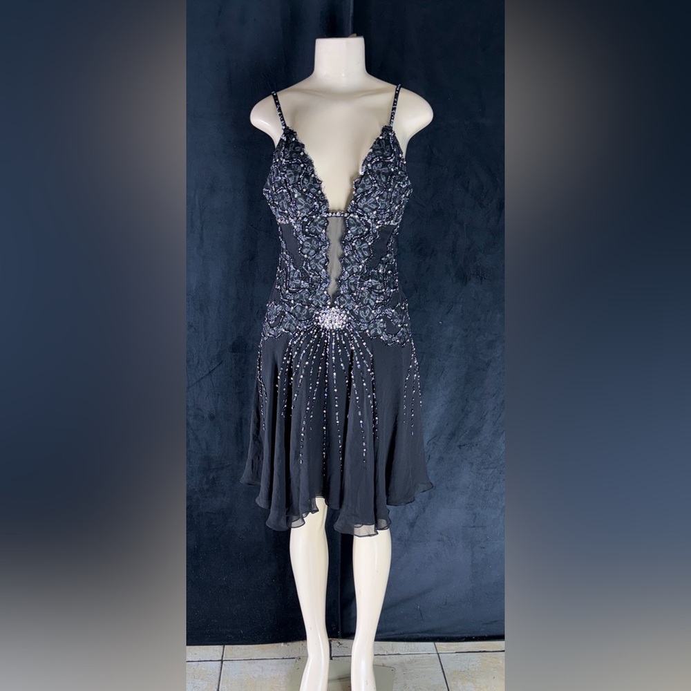Elegant Black Evening Dress by Mandalay